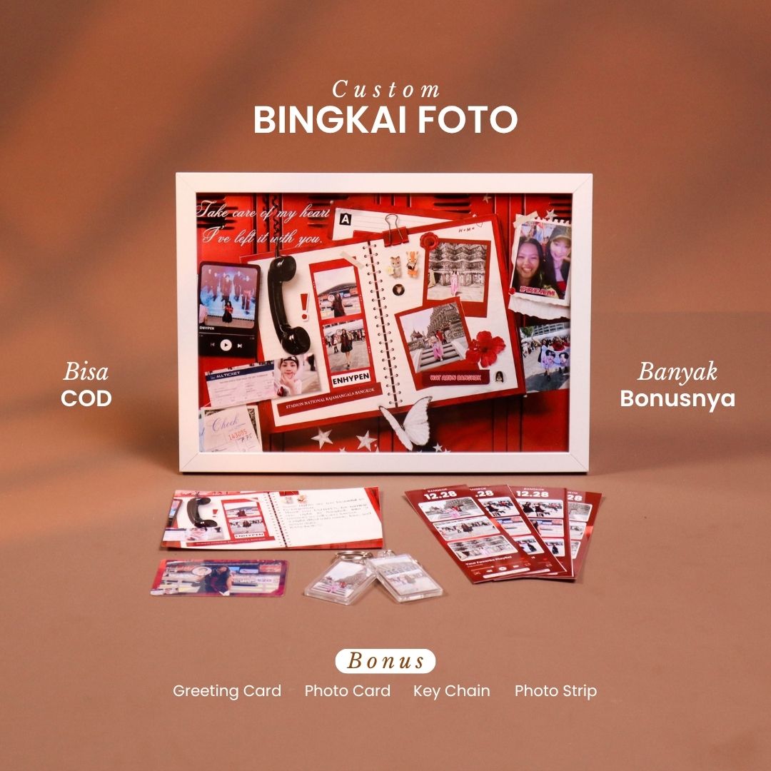 Custom Bingkai Foto Scrap