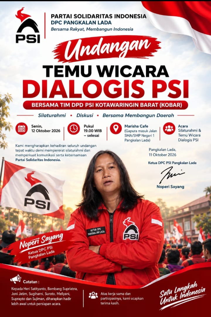 " DPD PSI KOBAR KONSOLIDASIKAN KEKUATAN HINGGA AKAR RUMPUT, DPC PANGKALAN LADA SIAP JADI KANDANG GAJAH! "