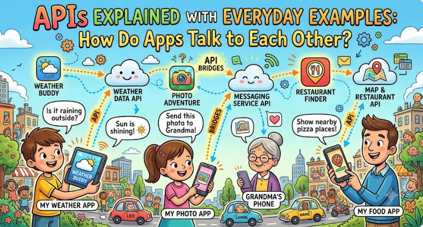 APIs Explained With Everyday Examples: How Do Apps Talk to Each Other?