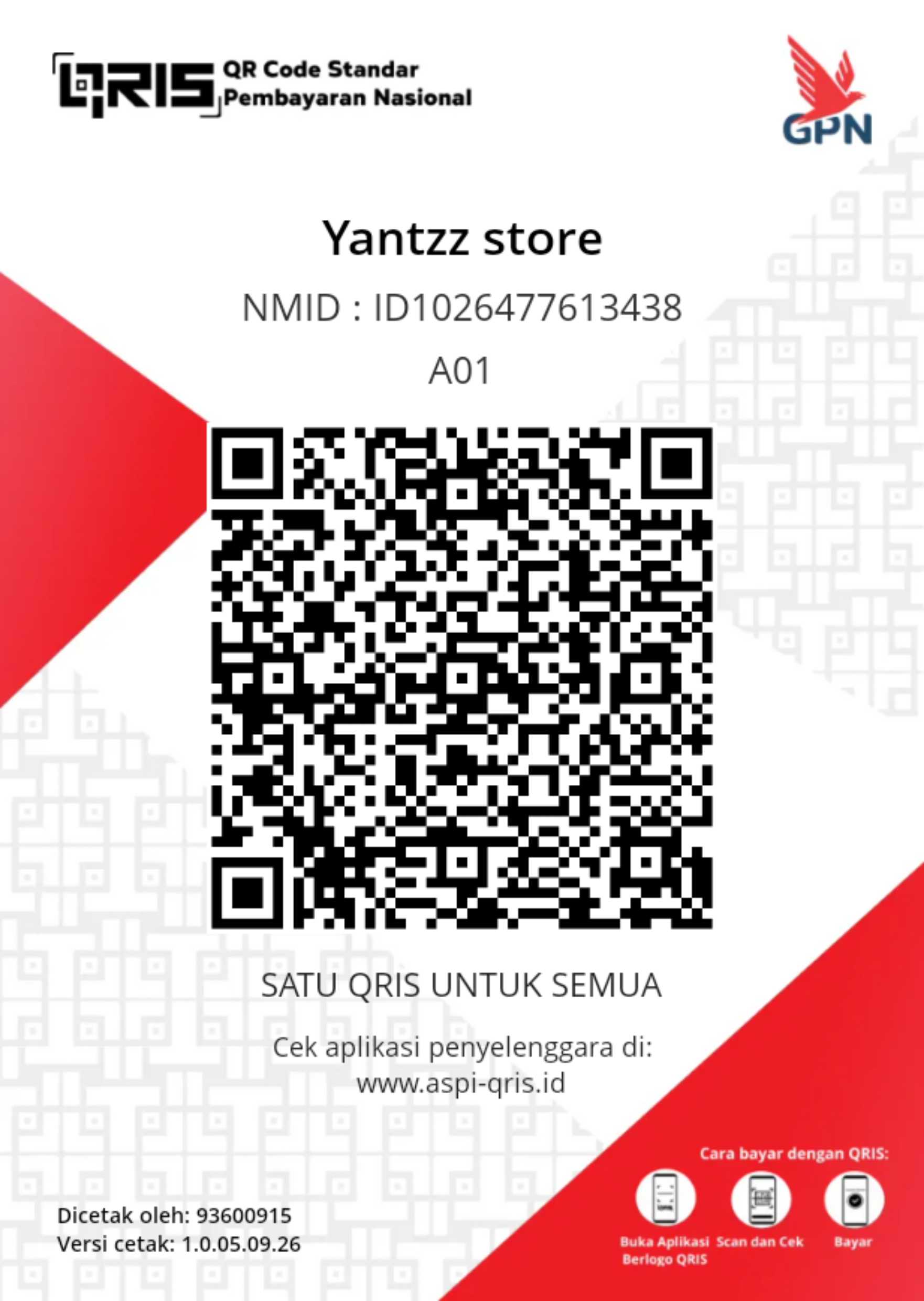 Gambar atau kode donasi
