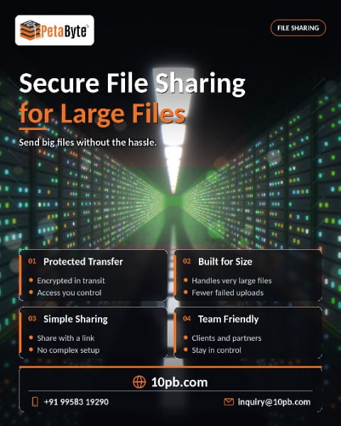 Secure file sharing for businesses with protected access and reliable data transfer