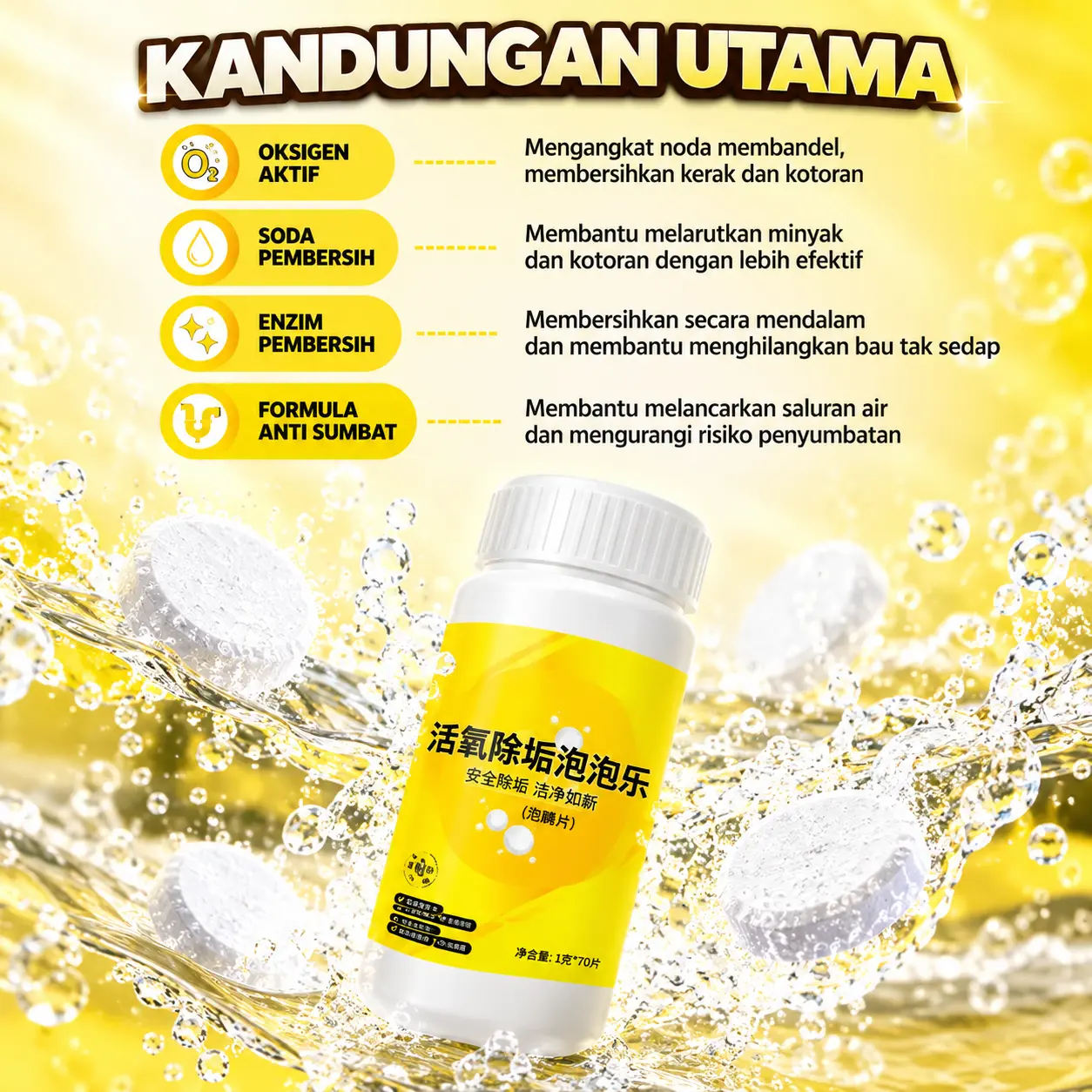 Busa Aktif Mengangkat Kerak