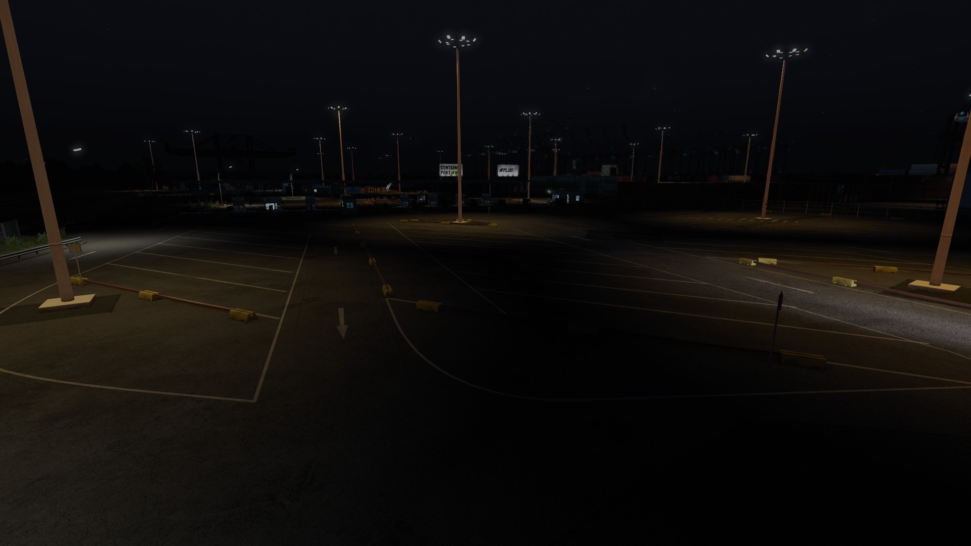 Parking slots | Near the entrance to container port and RTLOG | OTHER SIDE | HAMBURG MAIN PARKING 2