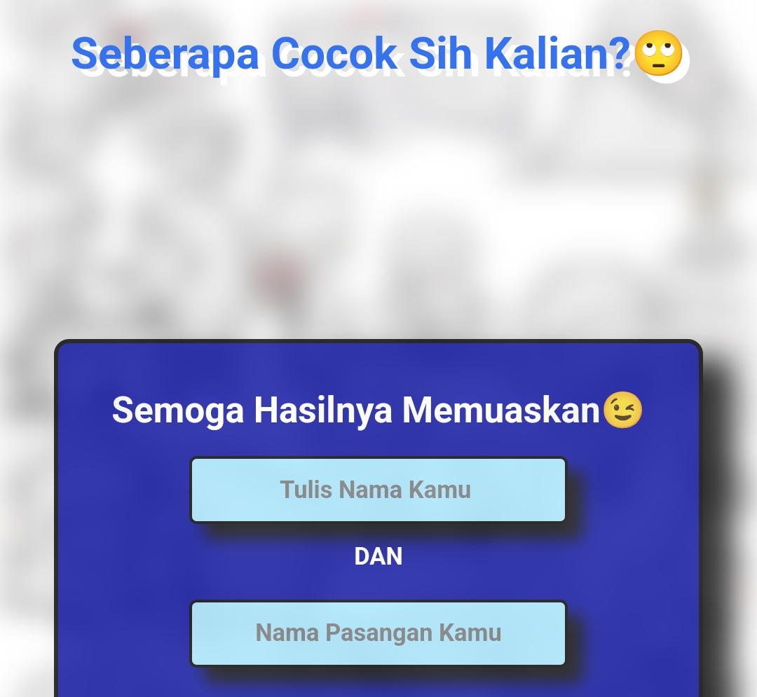Cek Kecocokan Pasangan
