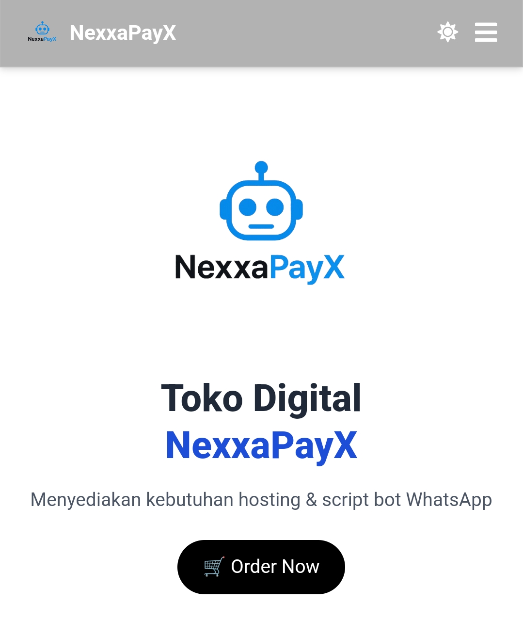 NexxaPayX Web Store