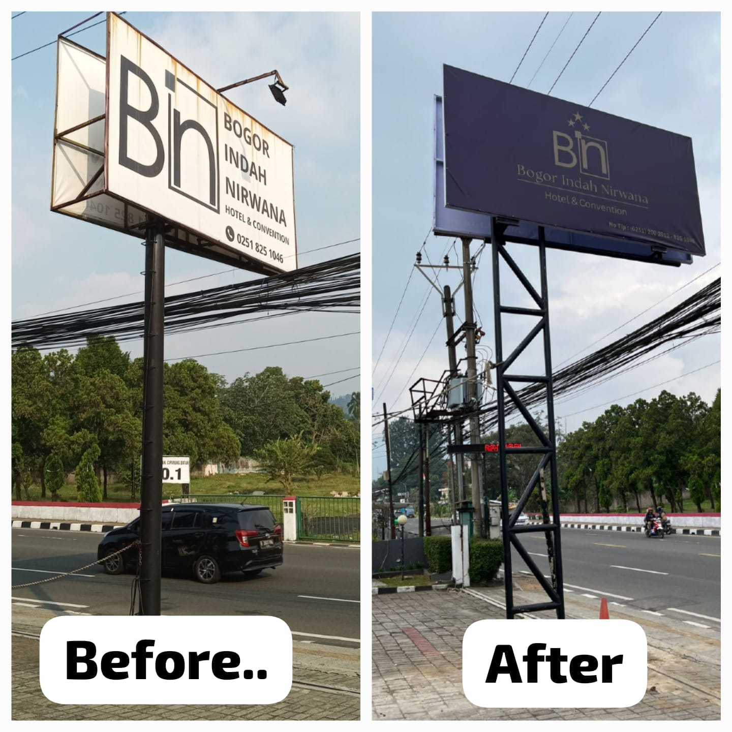 Perbaikan Papan Reklame