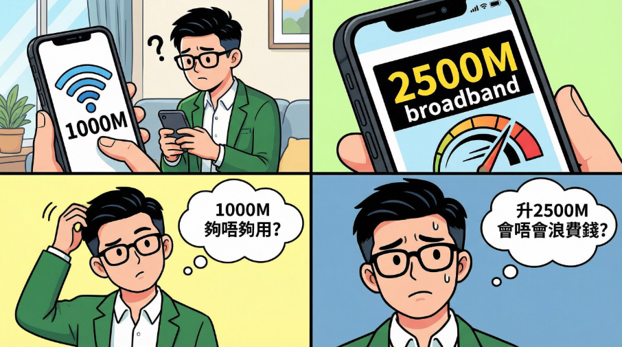 2500M&nbsp;家居寬頻值得升級?