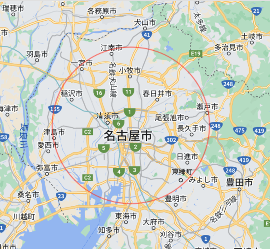 対応エリア 16km圏