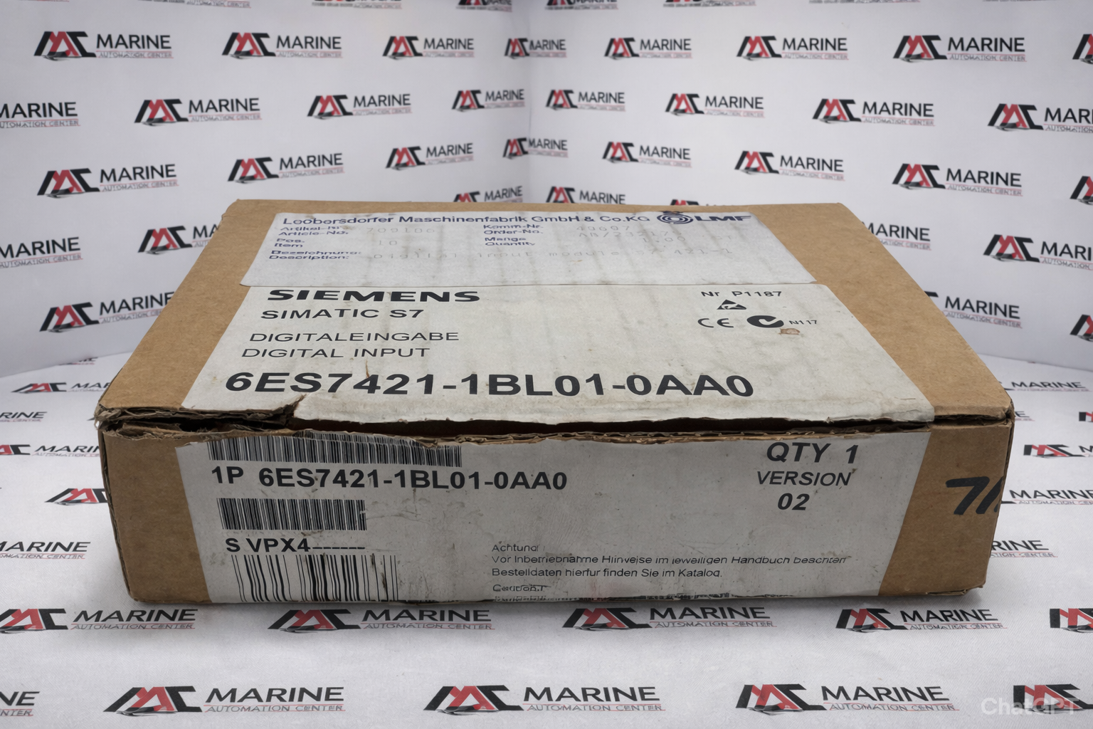 Siemens 1p 6es7 421-1bl01-0aa0 Digital Input Module Svpx4444074 thumbnail