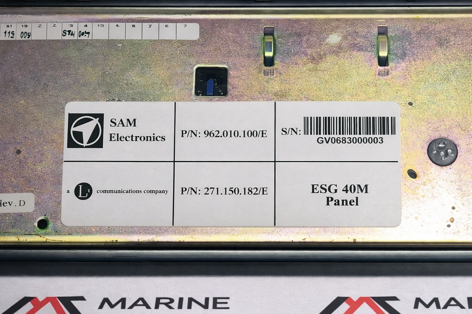 Sam Electronics ESG 40M Electronic Speed Governor F1a(Iec127-2sh.1) thumbnail