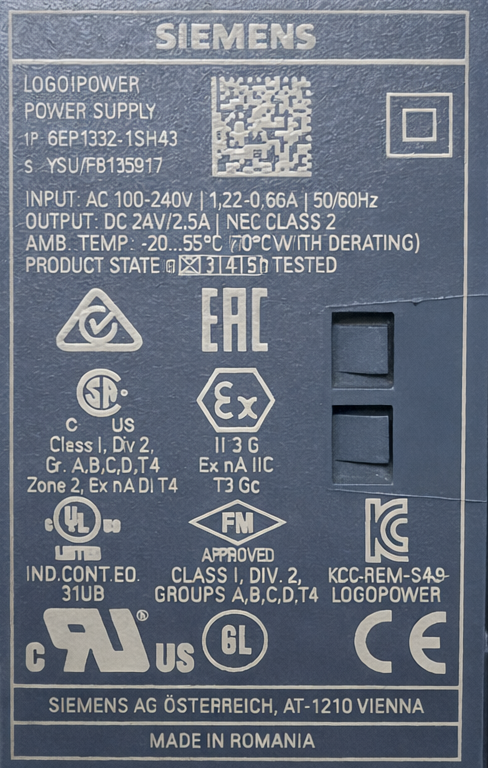 Siemens 1p 6ep 1332-1sh43 Power Supply thumbnail