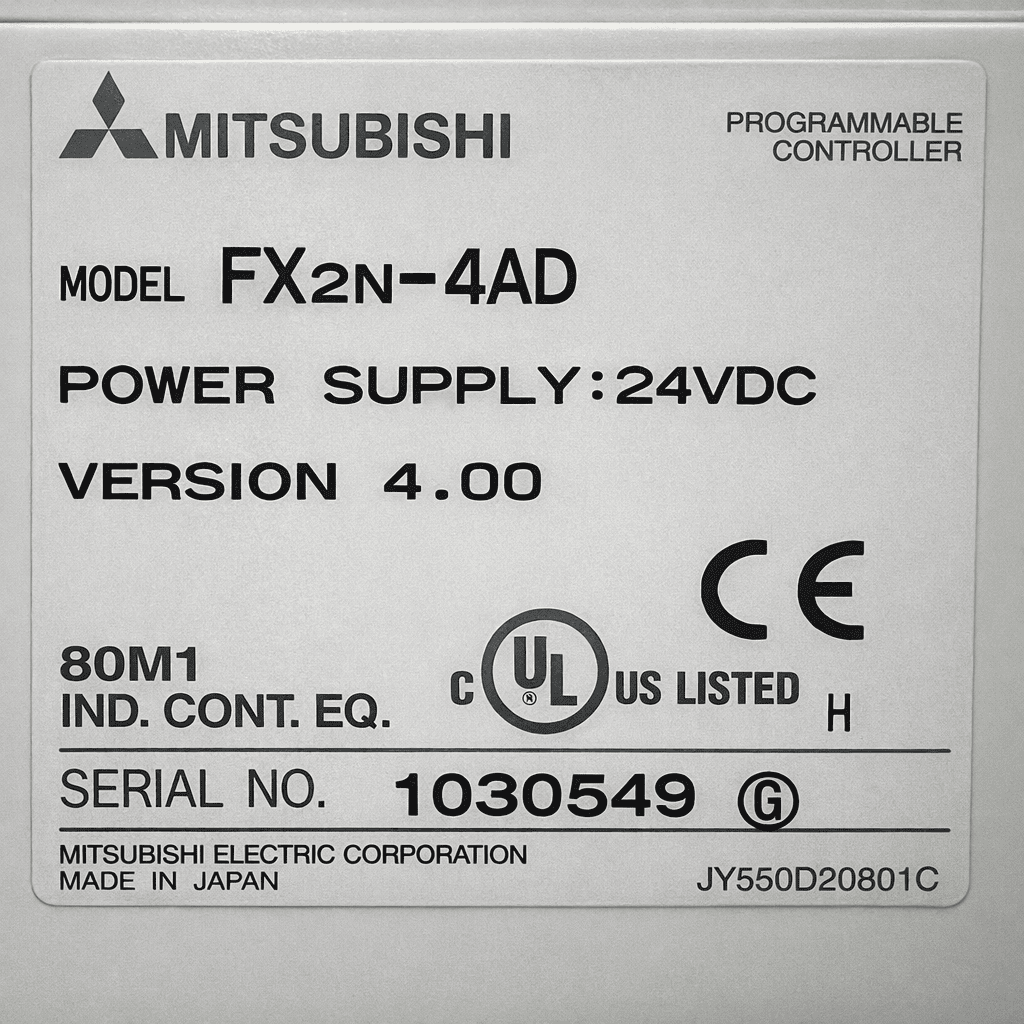 Mitsubishi Fx2n-4ad Programmable Logic Controller thumbnail