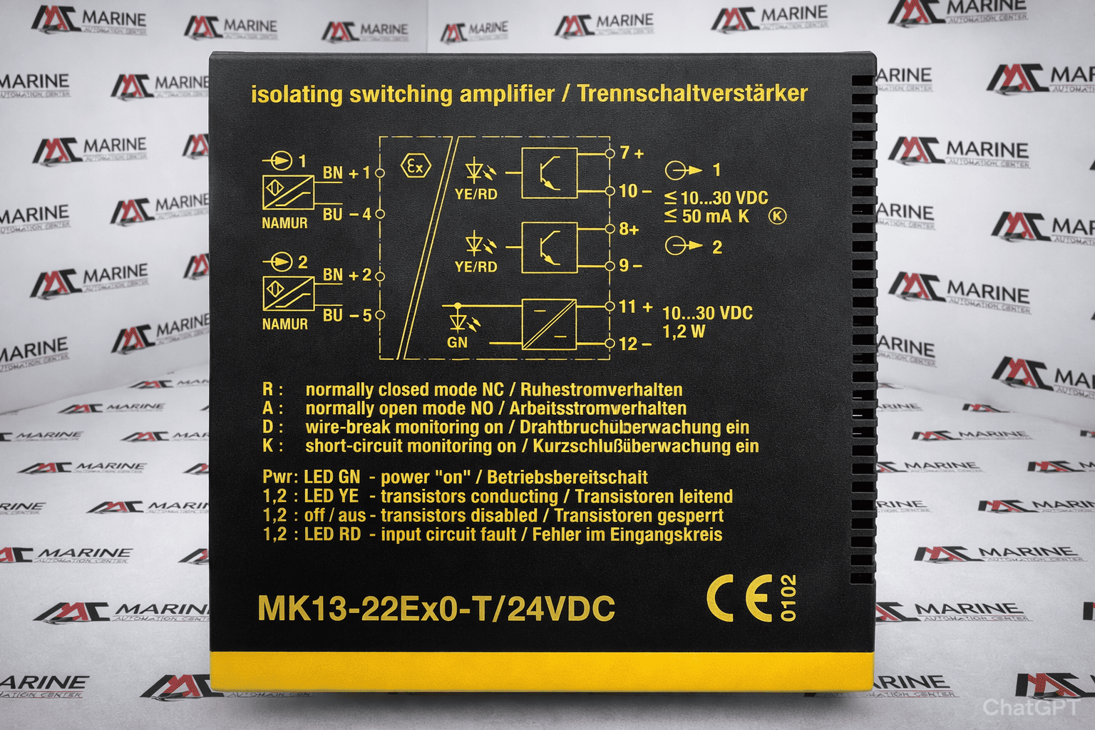 Turck Mk13-22ex0-t/24vdc Multi Module Isolating Switching Amplifier thumbnail