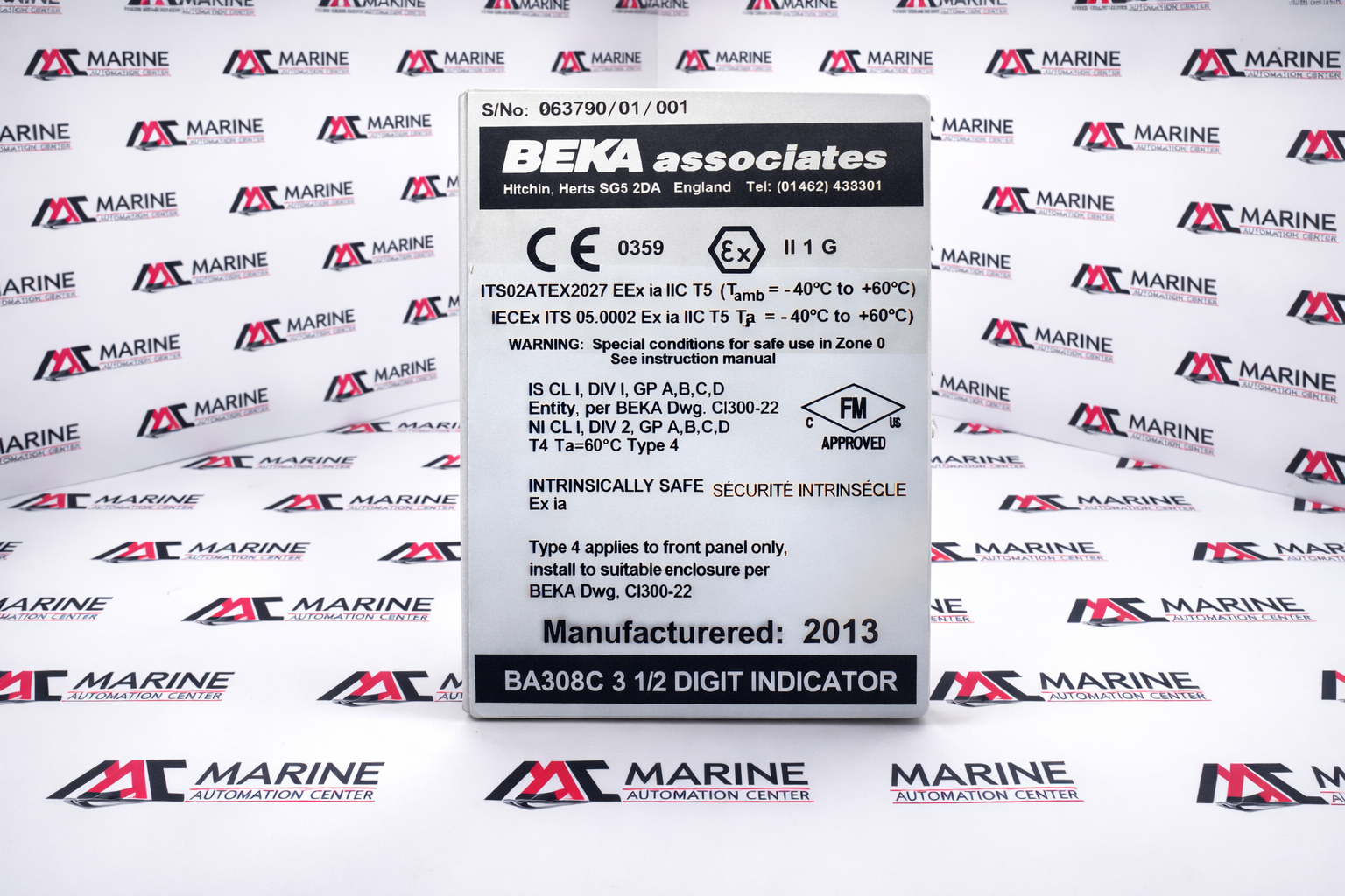 Beka Associates Ba308c 3 1/2 Digit Indicator Display 0-30psi thumbnail