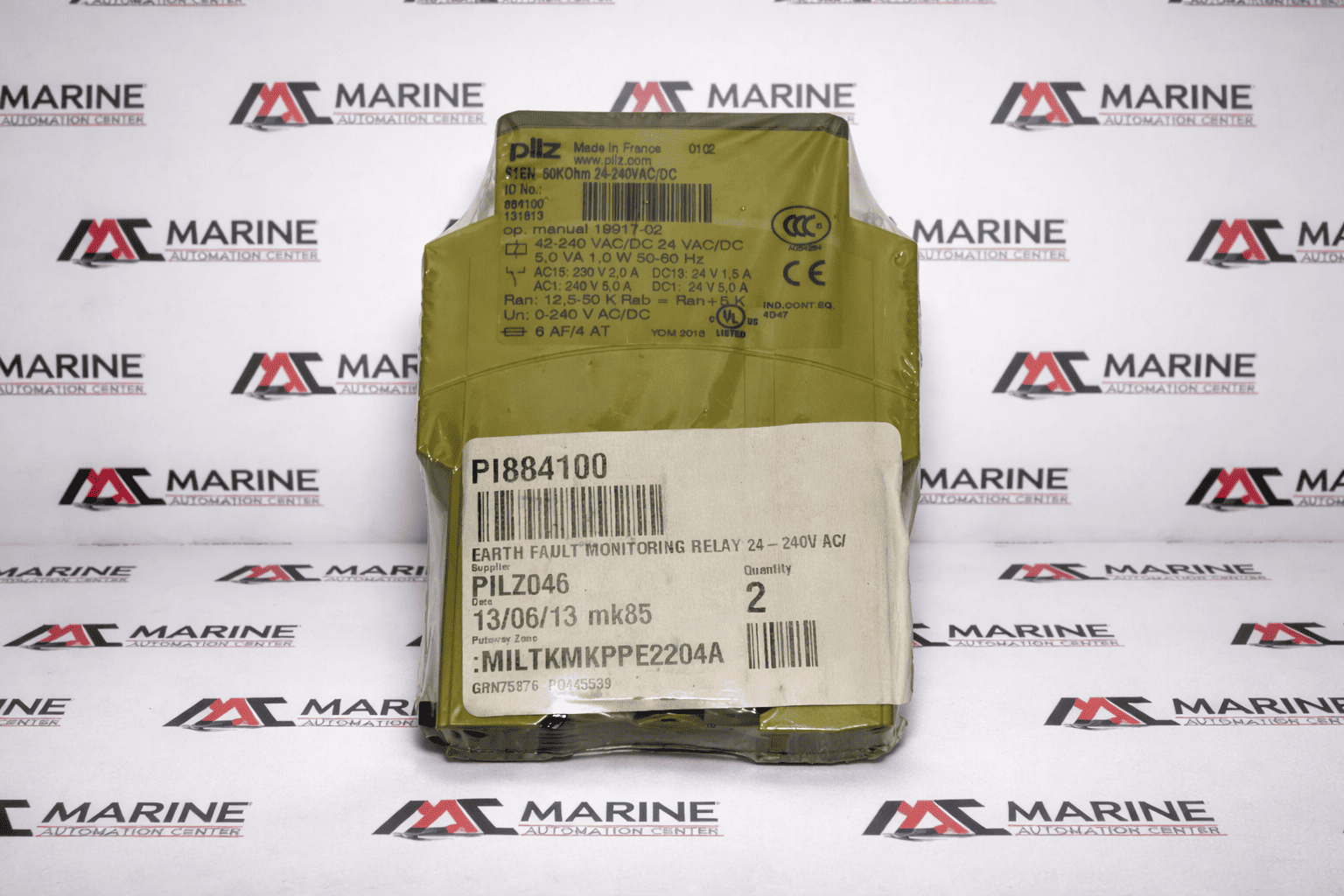 Pilz Pi884100 Safety Relay S1en 50kohm thumbnail