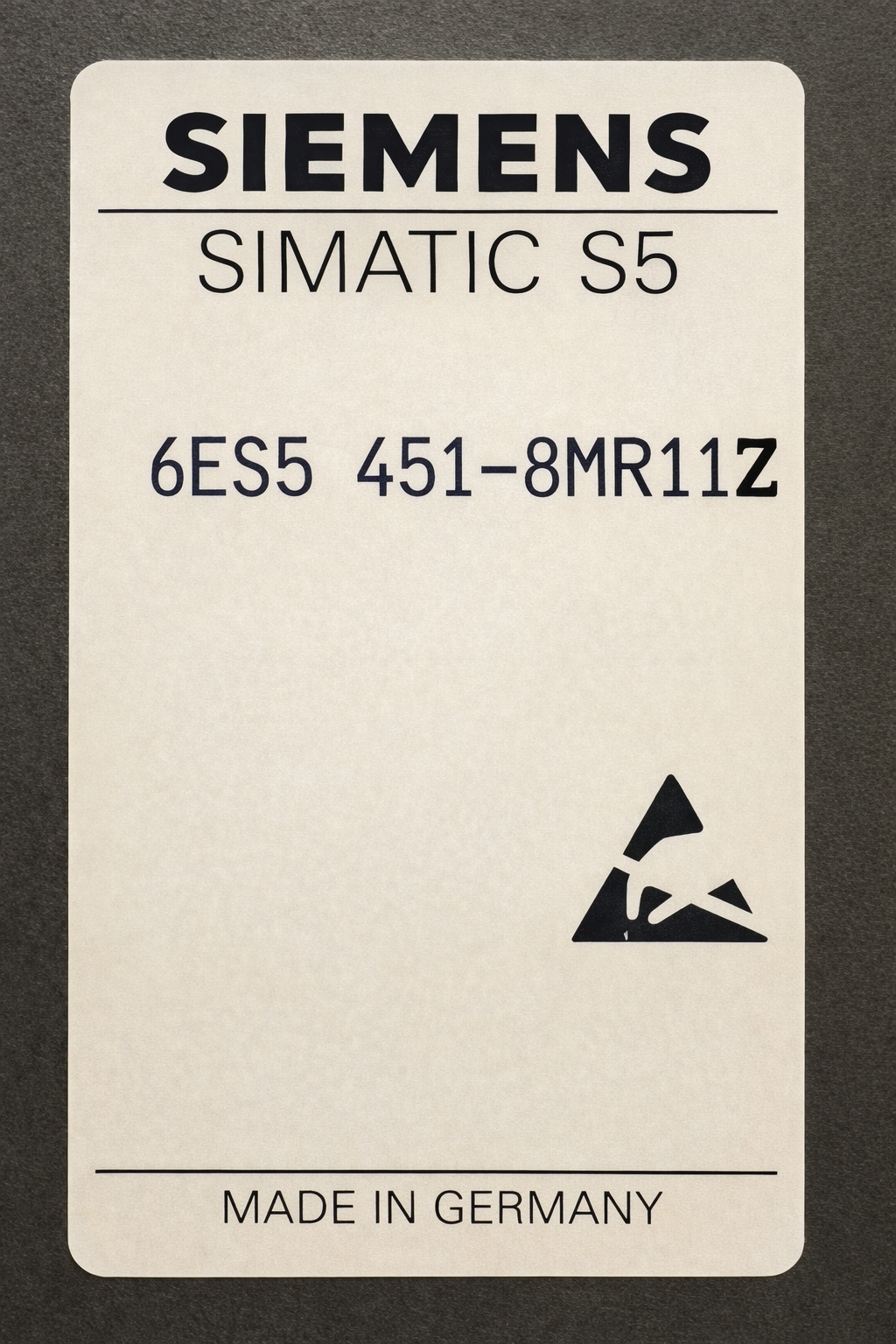 Siemens 6ES5 451-8MR11Z Simatic S5 Relay Output thumbnail