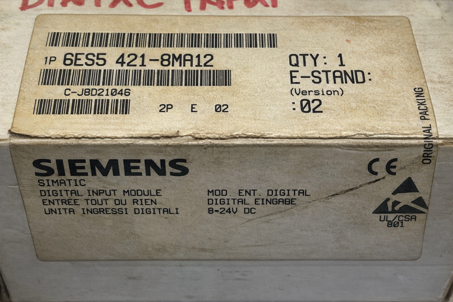 Siemens 6ES5 421-8MA12 Digital Input Module thumbnail
