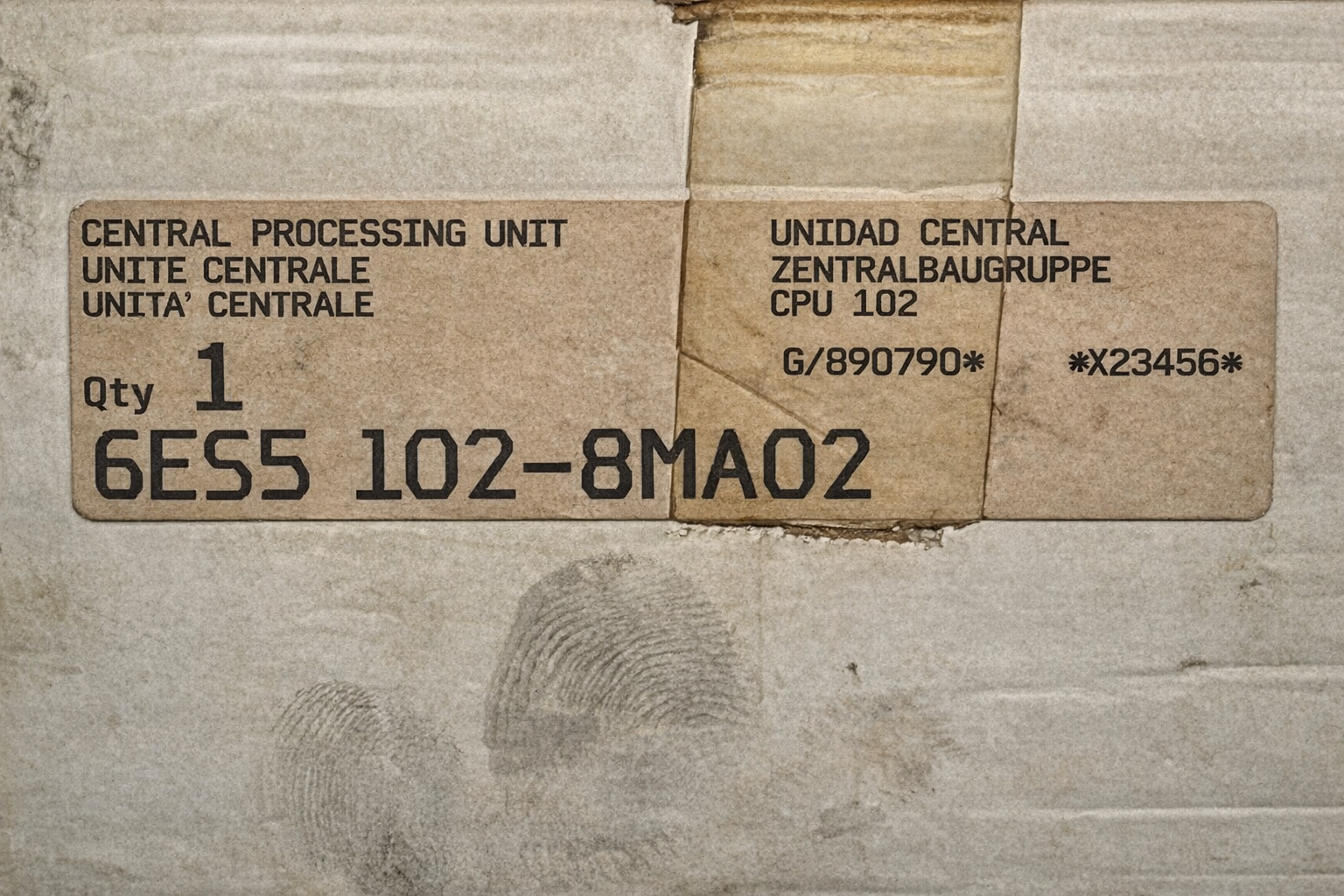 Siemens 6ES5 102-8MA02 Central Processing Unit thumbnail