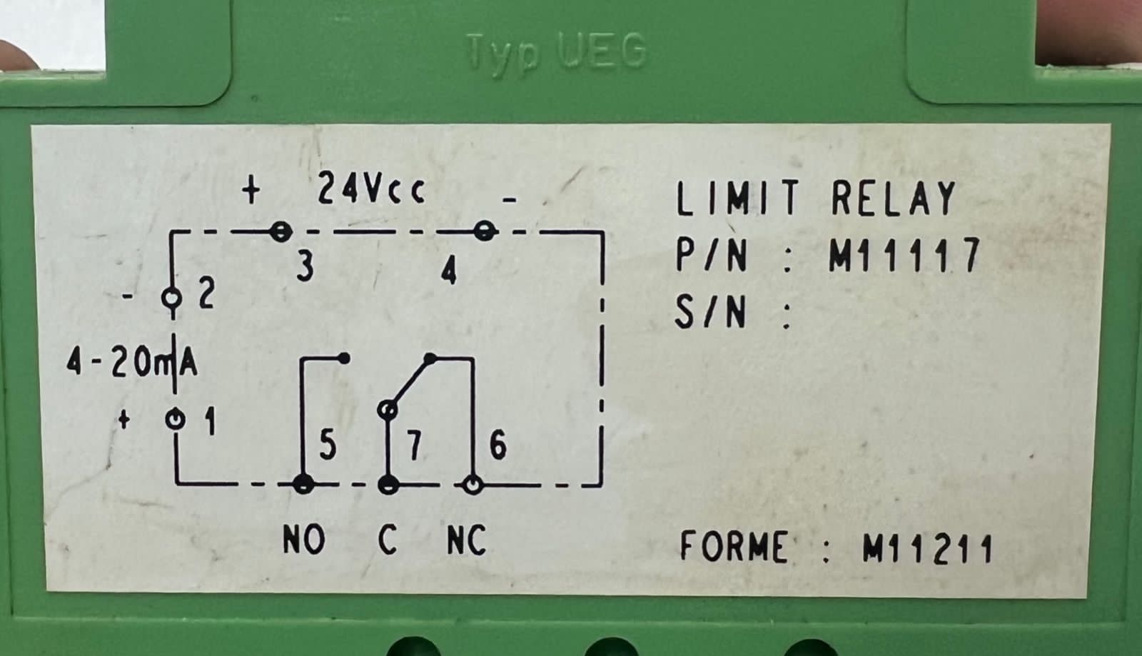 Phoenix Contact Ueg Limit Relay M11117 thumbnail