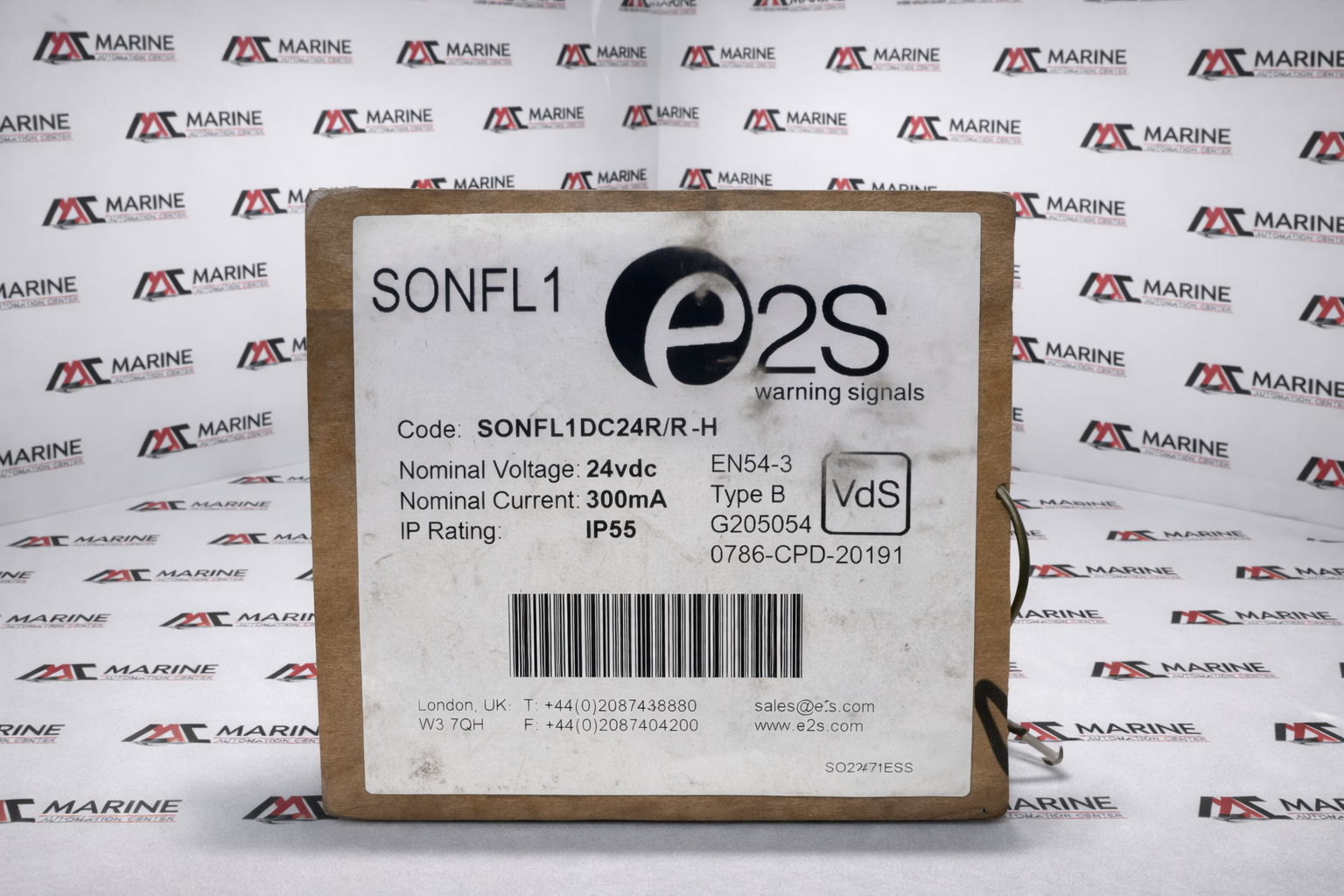 E2s Sonfl1 Warning Signals Sonfl1dc24r/r-h 24vdc thumbnail