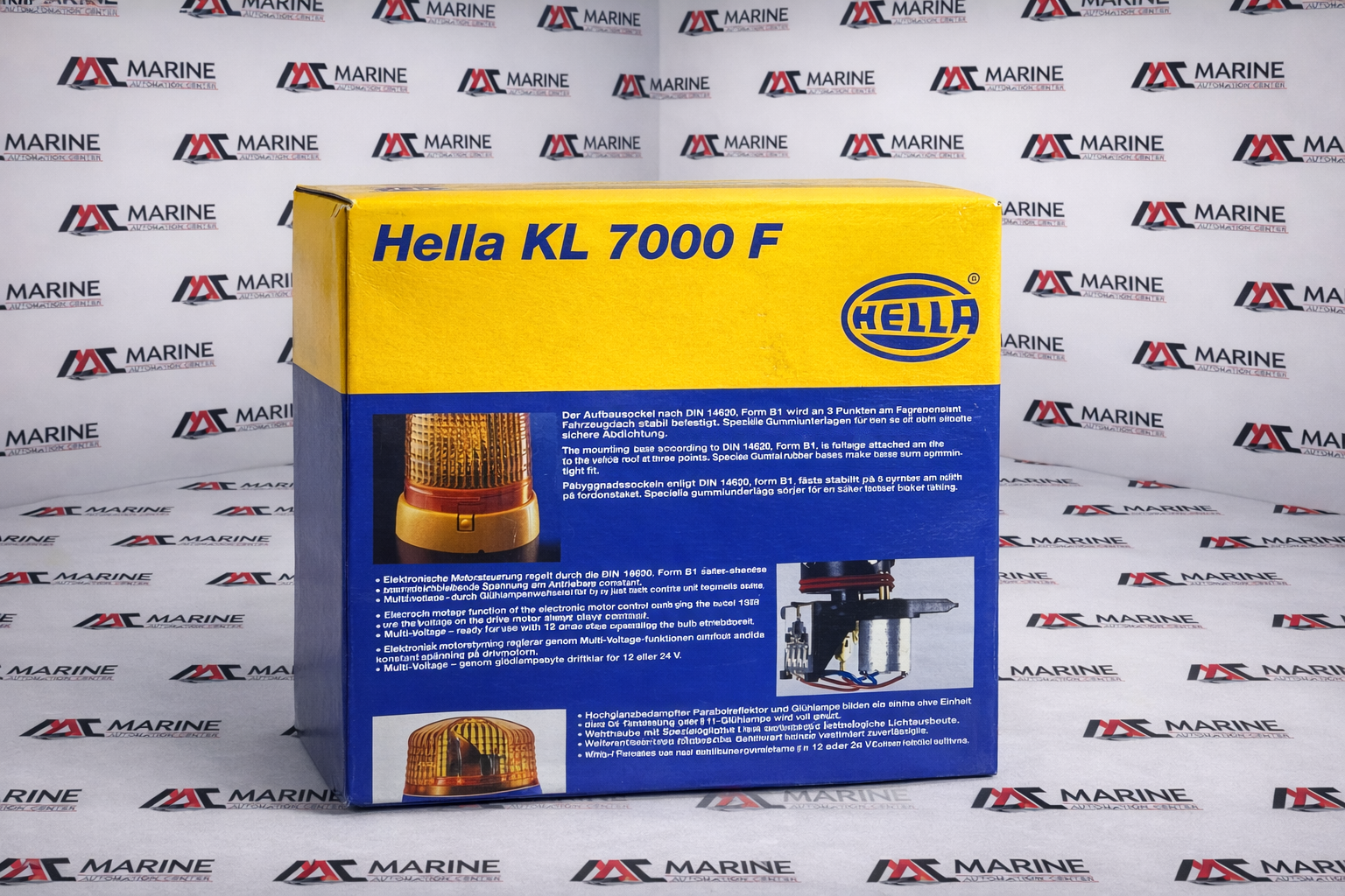 Hella Kl 7000f Rotating Beacon 2rl 008061-11 24v 70w thumbnail