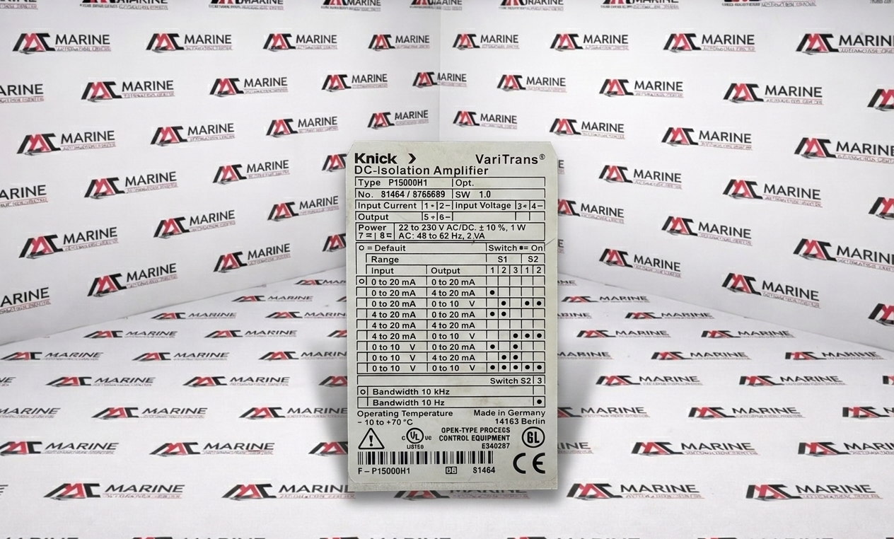 Knick P15000H1 Varitrans Dc-Isolation Amplifier thumbnail