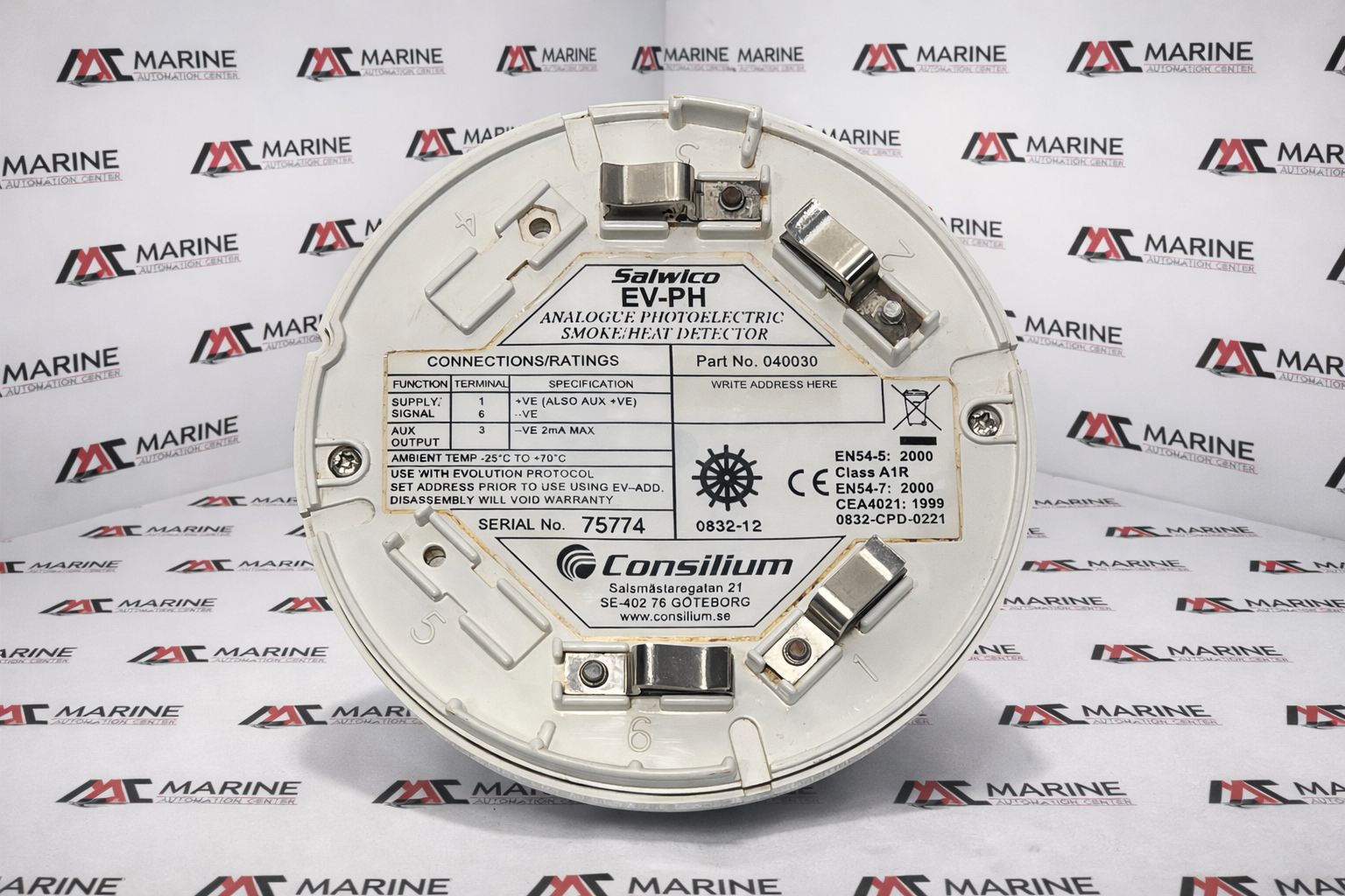 Consilium Salwico Ev-ph Analogue Photoelectric Smoke Heat Detector 040030 thumbnail