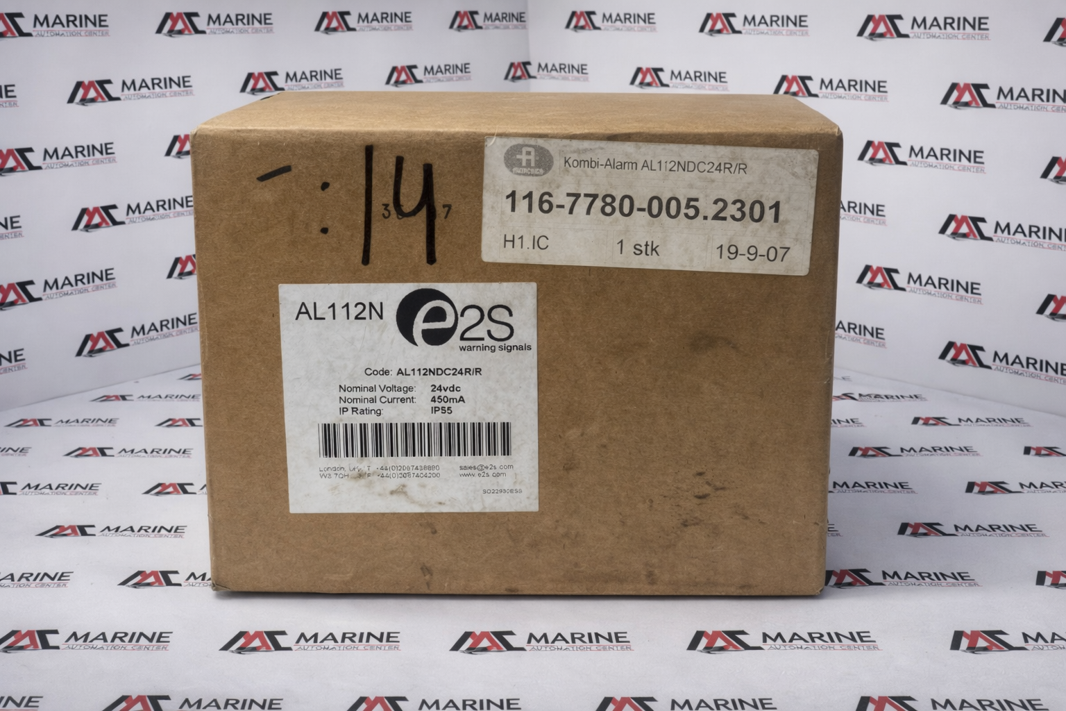 E 2s AL112N Sounder Beacon Alarm Horn AL112NDC24 R/R thumbnail