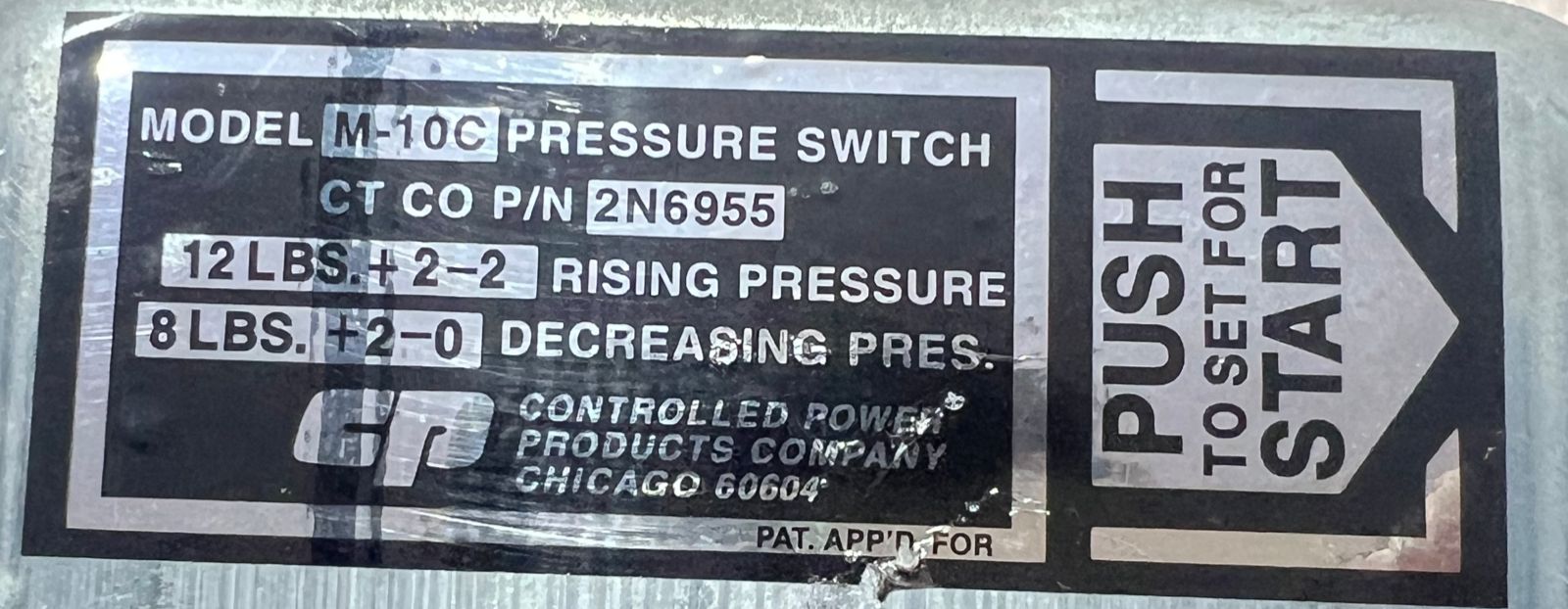 Caterpillar D25m06y20p475 Pressure Switch 2n-6955 thumbnail