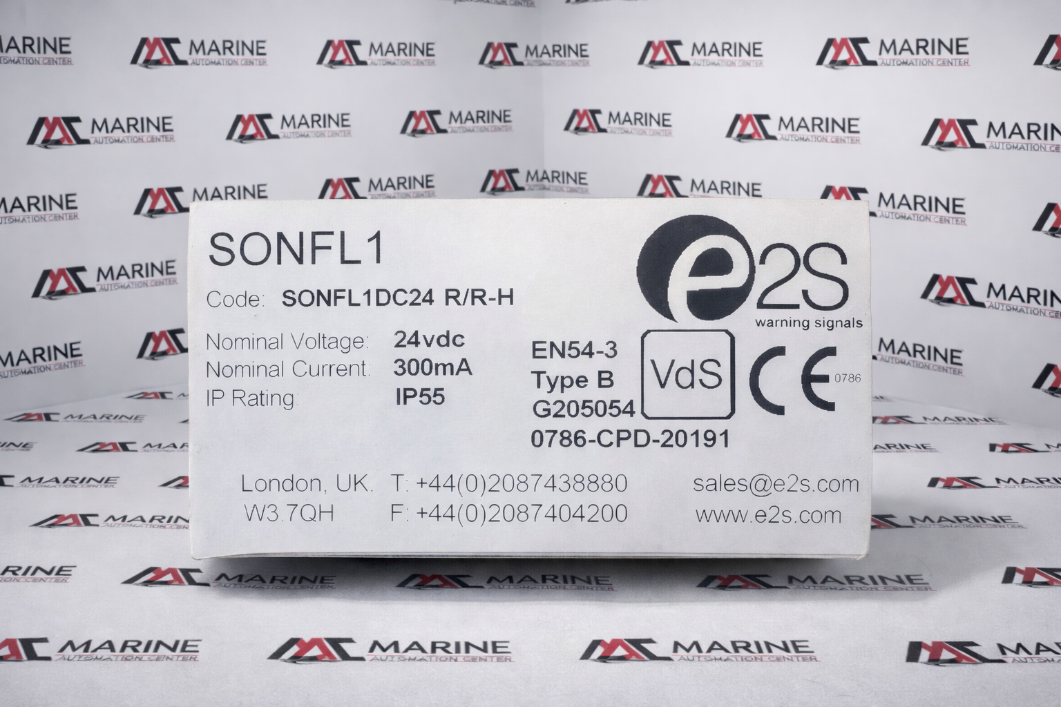 E2s Sonfl1 Warning Signals Sonfl1dc24r/r-h 24vdc thumbnail