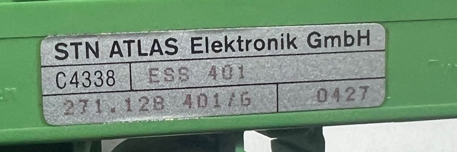 Stn Atlas Elektronik Ess401 Engine Safety System C4338 thumbnail
