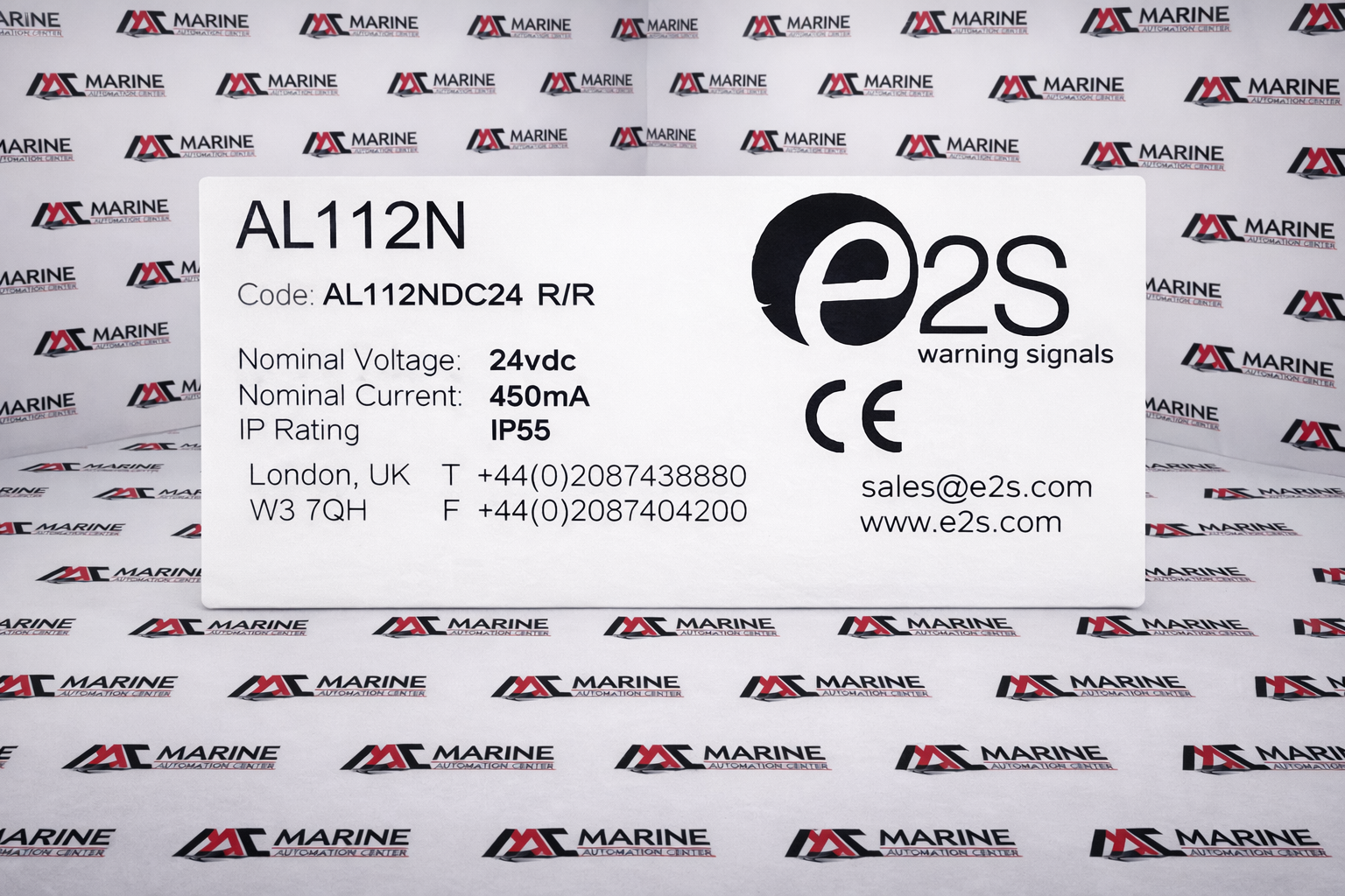 E 2s AL112N Sounder Beacon Alarm Horn AL112NDC24 R/R thumbnail
